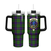 Forsyth Modern Tartan Crest 40 oz Insulated Tumbler with Handle